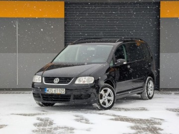Volkswagen Touran I 1.6 102KM 2004 Volkswagen Touran Navi Alu Tempomat Serwis Gwarancja 1.6 BenzynaLPG 102KM