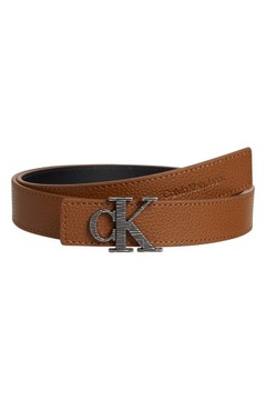 CALVIN KLEIN BELT - PASEK BRĄZOWY DAMSKI 95