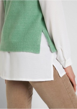 ЖЕНСКАЯ ТРИКОТАЖНАЯ КУРТКА С РУКАВАМИ__36