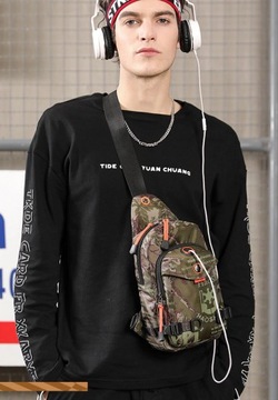 Стильная мужская сумка через плечо, рюкзак, сумка через плечо.