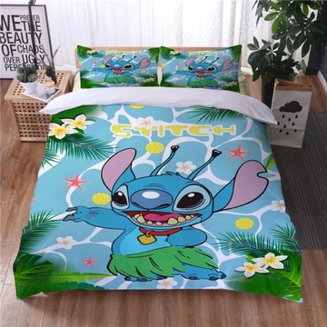 Zestaw pościeli Lilo i Stich Kawaii Zestaw kreskówek Disneya