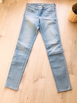 Levi Strauss 711 skinny spodnie jeansowe W25L30
