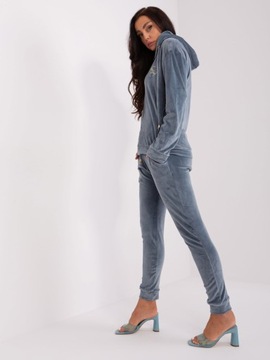 Спортивный костюм, на молнии, БРЮКИ + СВИТШОТ, велюр, 92Р, фиолетовый S/M