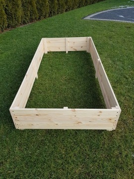 ДЕРЕВЯННЫЙ ЯЩИК ДЛЯ ТРАВ 200x100x30 ОВОЩНОЙ САДУ ОСМОТР БОЛЬШОЙ
