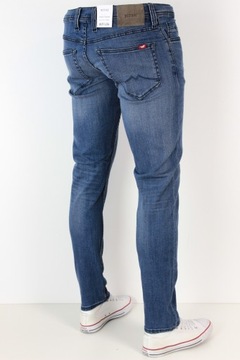 MUSTANG OREGON TAPERED SLIM SPODNIE JEANS _ W32 L34