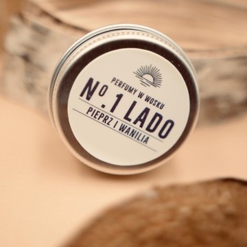 Духи соевого воска Lado, перец и ваниль 12г Bydgoska Wytwórnia Mydła