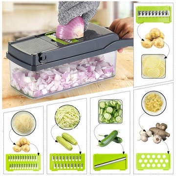 ТВЕРДАЯ ТРЕЗКА, ТЕРКА, ТРЕЗКА ДЛЯ ОВОЩЕЙ, ФРУКТОВ, МНОГОФУНКЦИОНАЛЬНАЯ, 13-в-1