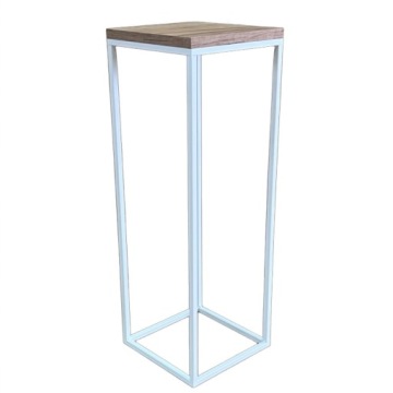 МЕТАЛЛИЧЕСКАЯ ПОДСТАВКА ДЛЯ ЦВЕТОВ БЕЛАЯ 100СМ ЛОФТ ПОЛИШ ПРОДУКТ