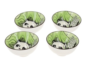 Zestaw miseczek do ryżu wzór Panda