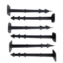 100 шт. ШТЫРЬКОВЫЕ РУЧКИ ЯКОРЬ ДЛЯ АГРО НЕТКАНЫХ ТКАНЕЙ 15 см