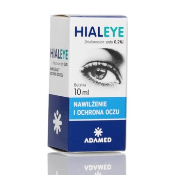 Hialeye krople do oczu roztwór 0,2% 10 ml