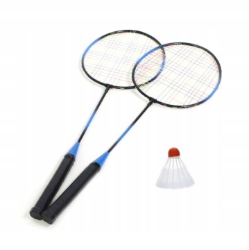 BADMINTON ZESTAW DO GRY RAKIETKI PALETKI