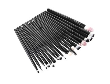 Zestaw Profejonalnych Pędzli do Makijażu Komplet Slim Pędzle 20k