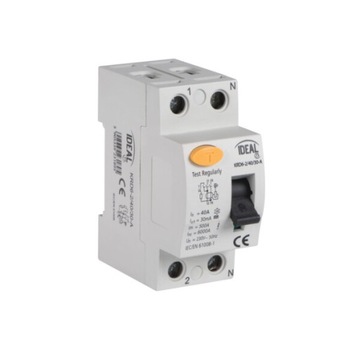 IDEAL KANLUX Wyłącznik różnicowoprądowy 2P 40A 30mA KRD6-2/40/30-A A 23189