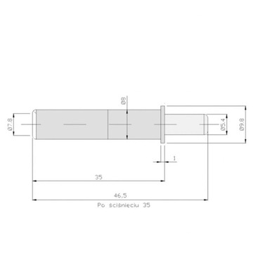 AMORTYZATOR HAMULEC SPOWALNIACZ SZARY AIRTIC + ADAPTER
