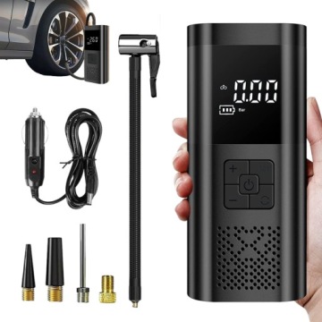 Kompresor na kolo do auta, pumpa, powerbanka 6000 mAh, akumulátorový