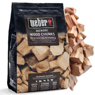 Weber Bloki wędzarnicze - Hickory, 1500 g, 17619