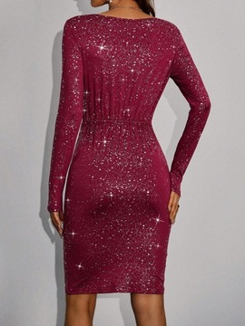 ФЕНОМЕНАЛЬНОЕ РОСКОШНОЕ РОСКОШНОЕ БЛЕСТЯЩЕЕ МИДИ СВОБОДНОЕ ЖЕНСКОЕ ВЕЧЕРНЕЕ ПЛАТЬЕ