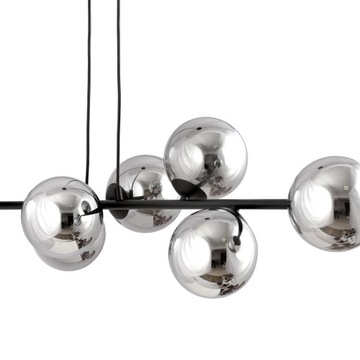 Emibig ROSSI 6 BL GRAFIT 875/6 lampa wisząca 6x40W