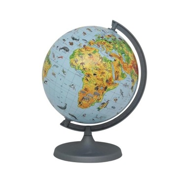 GLOBUS 250 ZOOLOGICZNY PODŚWIETLANY OPISEM