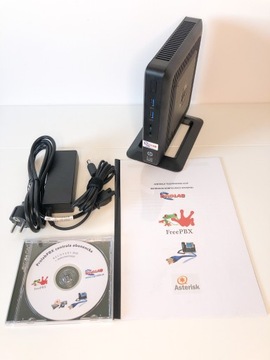АТС VOIP телефонная станция + GSM шлюз 2 x SIM + 4 VOIP телефона