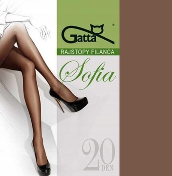 Gatta SOFIA rajstopy elstil 20den inka r.5