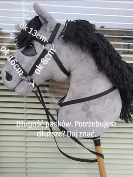 Уздечка для лошади-любителя А3 с нагрудником, черная