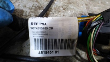 INSTALACE INTERIÉR 9674855780 9665556080 PEUGEOT 207 1.4 HDI 3D