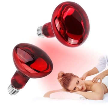 ŻARÓWKA do lamp PODCZERWIEŃ R95 100W E27 SOLUX IR światło czerwone infrared