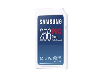 Карта памяти Samsung PRO Plus 2021 SDXC 256 ГБ, класс 10 UHS-I/U3 V30 (MB-S