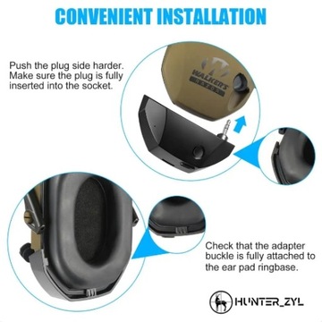 ЭЛЕКТРОННЫЕ НАУШНИКИ GREEN WALKER'S RAZOR С АДАПТЕРОМ BLUETOOTH W1