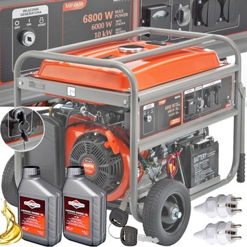 AGREGAT PRĄDOTWÓRCZY GENERATOR AVR 13KM EL.ROZRUCH + 2x BRIGGS Majster PL