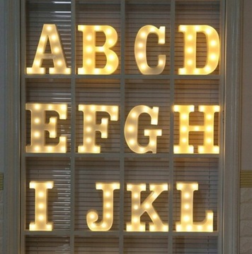 БУКВЫ СВЕТОДИОДНЫЕ БУКВЫ СВЕТЯЩИЕСЯ БЕЛЫЕ 3D НАПИСЬ 22СМ