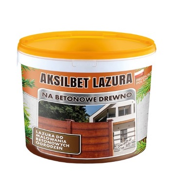 AKSILBET LAZURA NA BETONOWE DREWNO BEJCA PALISANDER 5L