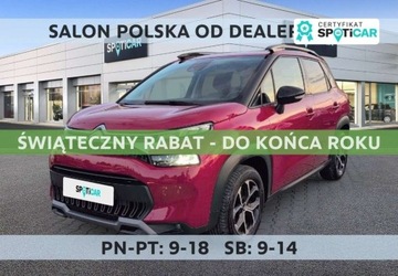 Citroen C3 Aircross  I Crossover Facelifting 1.2 PureTech 110KM 2023 Citroen C3 Aircross 1.2 PureTech Shine SS EAT6 SalonPL FVat Bogata Wersja