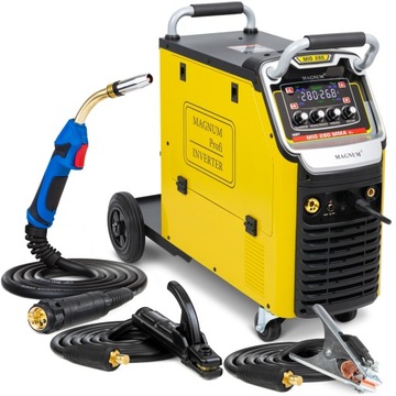 SPAWARKA PÓŁAUTOMAT SPAWALNICZY MIGOMAT MIG MAG MMA MAGNUM 300A 400V IGBT