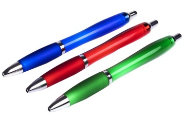 DŁUGOPISY RAINBOW Z NADRUKIEM LOGO TANIO 100 SZT