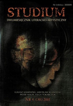 Studium 30/2001 Kaniewski Klejnocki Maur Tokarczuk