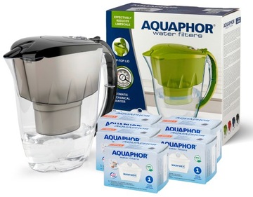 5x WKŁAD FILTR AQUAPHOR MAXFOR +DZBANEK GRATIS