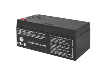 Akumulator bezobsługowy SLA 12v3,2ah