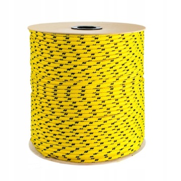 ЖЕЛТЫЙ 3 мм 100 м полипропиленовый универсальный плетеный парусный канат
