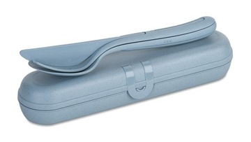 Zestaw sztućców z etui Koziol KLIKK READY 7070716 (niebieski)