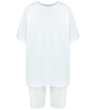 Komplet t-shirt koszulka + krótkie legginsy Jednokolorowy SPIREL unisize
