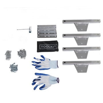 System prowadnic młyna szynowego o długości 9 stóp i długości 2,7 m. 4 zestaw poprzeczek. Młyn łańcuchowy ze stopu aluminium