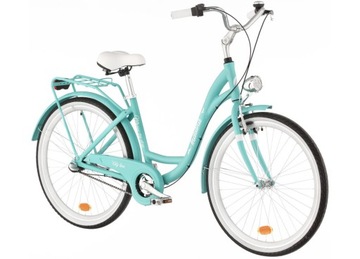 Женский городской велосипед INDIANA 26 дюймов + корзина