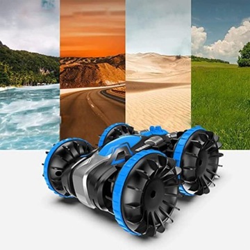 ВНЕДОРОЖНИК С ДИСТАНЦИОННЫМ УПРАВЛЕНИЕМ ДВИЖЕТСЯ ПО ВОДЕ