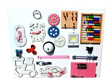 большая доска для манипуляций Монтессори для ребенка