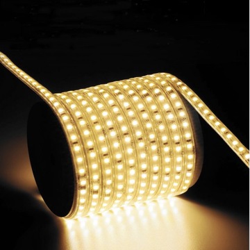 TAŚMA LED 230V 2835 120 DIOD 10W NEUTRALNA CIĘTA CO 10 CM BEZ ZASILACZA