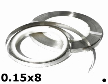 Taśma niklowana 0.15x8mm 1mb do zgrzewania ogniw