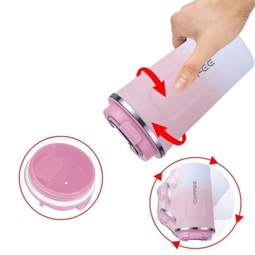 ТЕРМОКРУЖКА ИЗ НЕРЖАВЕЮЩЕЙ СТАЛИ ОБЪЕМОМ 510 МЛ ПУТЕШЕСТВЕННАЯ КРУЖКА КОФЕЙНАЯ КРУЖКА